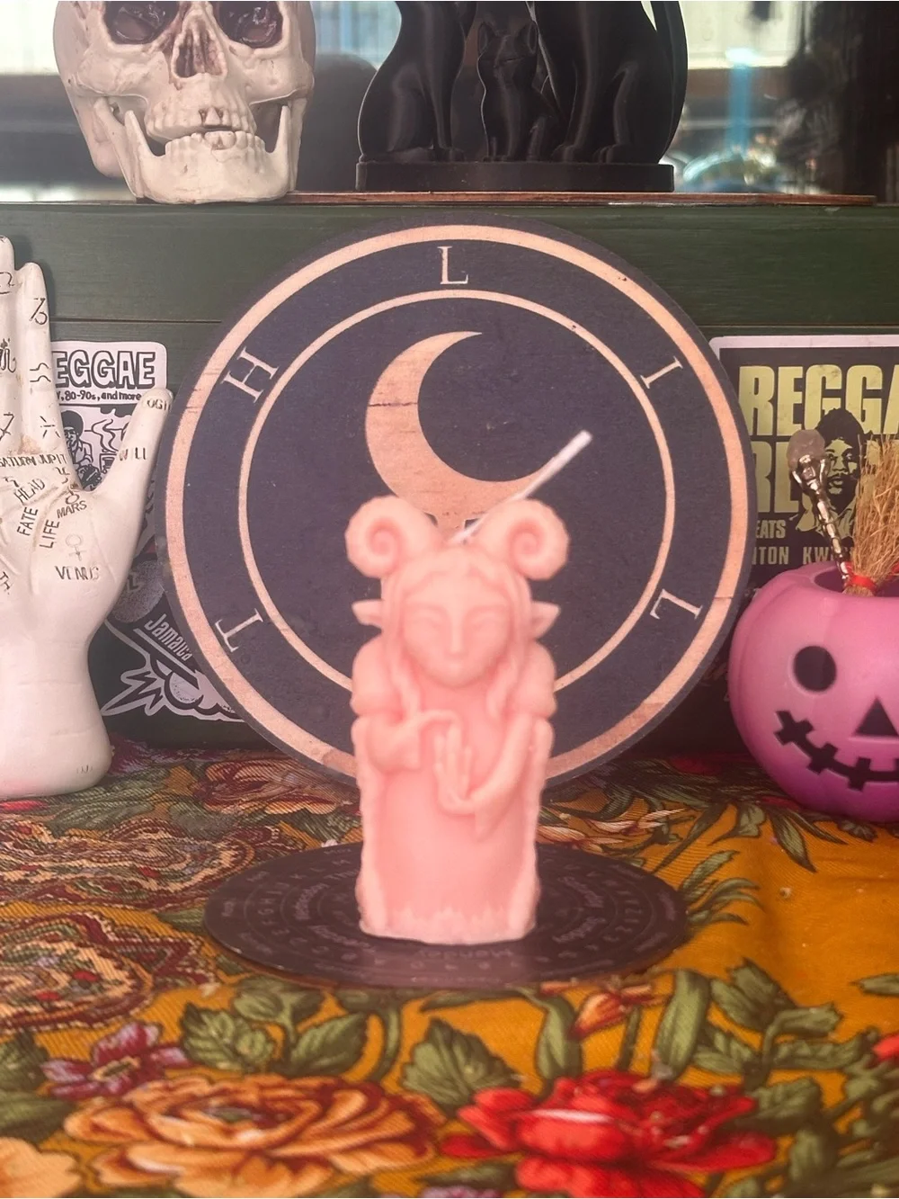 Pink Mystical Woman Candle
